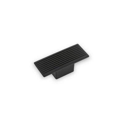 Linden Kitchen Cabinets Rectangular KnobMatt BlackPack Of 2 from B&Q