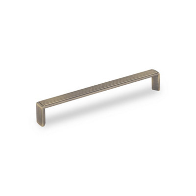 Linden Kitchen Cabinets D Handle160mm CentresAntique BrassPack Of 2 from B&Q