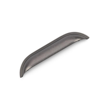 Windsor Kitchen Cabinets Shell Handle128mm CentresPewterPack Of 2 from B&Q
