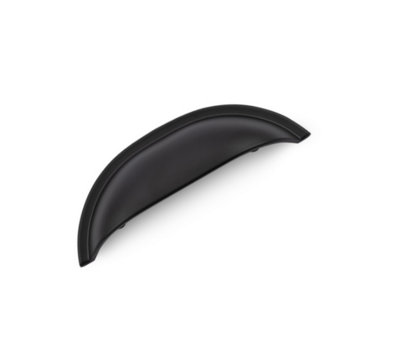 Windsor Kitchen Cabinets Shell Handle64mm CentresMatt BlackPack Of 2 from B&Q