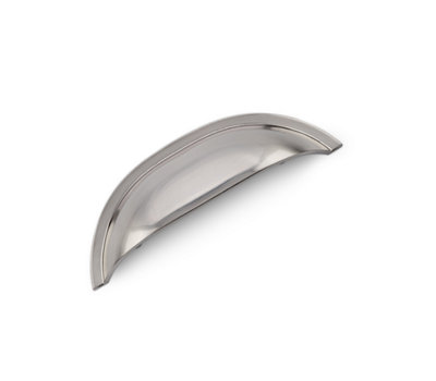 Windsor Kitchen Cabinets Shell Handle64mm CentresBrushed NickelPack Of 2 from B&Q