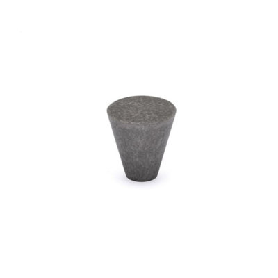Deco Kitchen Cabinets Conical Knob 26mm DiameterPewterPack Of 2 from B&Q
