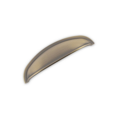 Camden Kitchen Cabinets Cup Handle96mm CentresAntique BrassPack Of 2 from B&Q