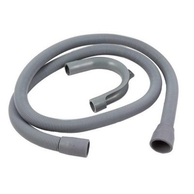 KeyPlumb Dishwasher Washing Machine Drain Hose Waste Outlet Pipe 1.5M Grey from B&Q