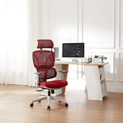 Ergonomic Office Chair Swivel Computer Chair With Headrest from B&Q