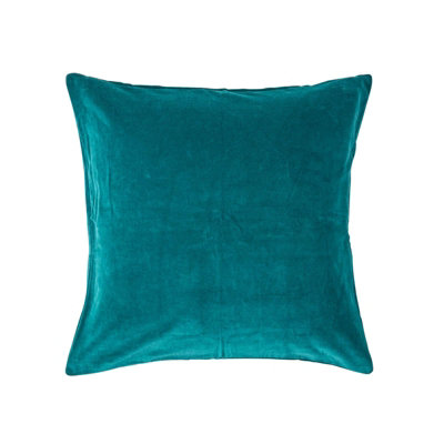 Homescapes Emerald Green Velvet Cushion Cover60 X 60 Cm from B&Q