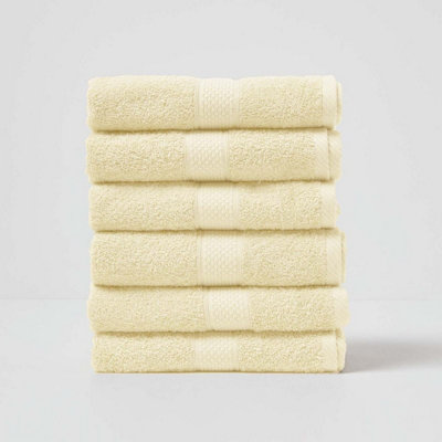Homescapes Turkish Cotton Hand TowelYellow from B&Q