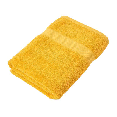 Homescapes Turkish Cotton Bath SheetOchre from B&Q