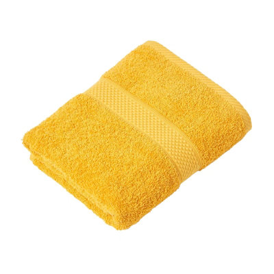 Homescapes Turkish Cotton Bath TowelOchre from B&Q