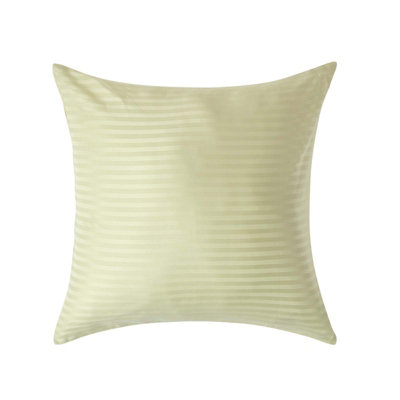 Homescapes Sage Continental Egyptian Cotton Pillowcase 330 Tc, 60 X 60 Cm Green