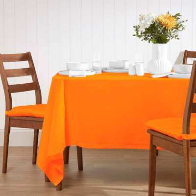 Homescapes Tablecloth 178 X 300 Cm Orange