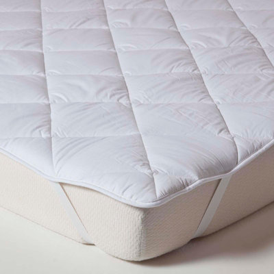 Homescapes Luxury Extra Thick 500 Gsm Cotton Mattress Topper, Super King Size