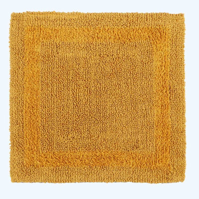 Homescapes Luxury Reversible Cotton Shower MatMustard from B&Q