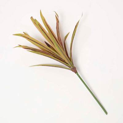 Homescapes Artificial Red Handcrafted Yucca Tropical Leaf66 Cm from B&Q