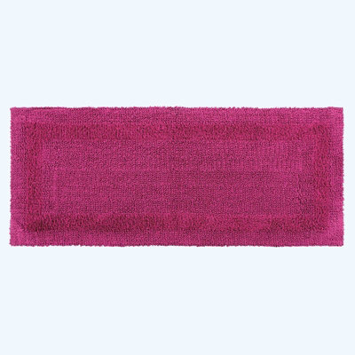 Homescapes Luxury Reversible Bath Mat RunnerRaspberry from B&Q