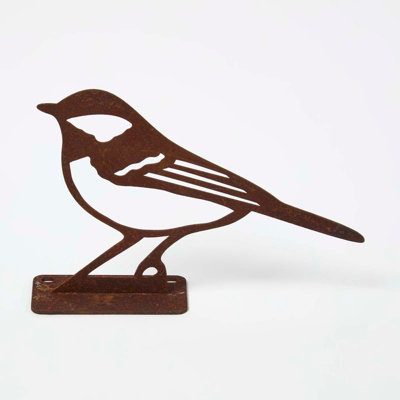 Homescapes Steel Great Tit Fence Topper from B&Q
