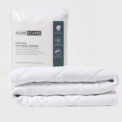 B&Q -  Advanced Cooling Mattress Topper140 X 200 Cm