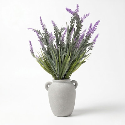 Homescapes Artificial Potted Lavender Plant45CmPurple from B&Q