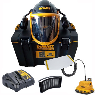 Dewalt Dxpgh2Sb21 Powered Air Purifying Respirator With Hard Hat / P3 Filter from B&Q