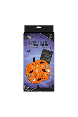 Pumpkin Shaped Halloween Grazing Board from B&Q