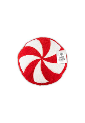 Sweet Candy Cane Christmas Cushion from B&Q