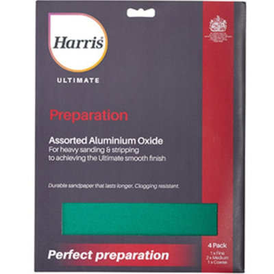 Harris Ultimate Preparation Aluminium Oxide Sandpaper Assorted 5056287403633 - Image 3