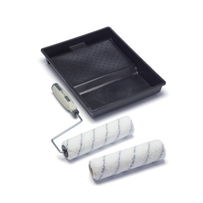 Harris Seriously Good Woven Fabric Medium Pile Roller Set4 Pieces from B&Q