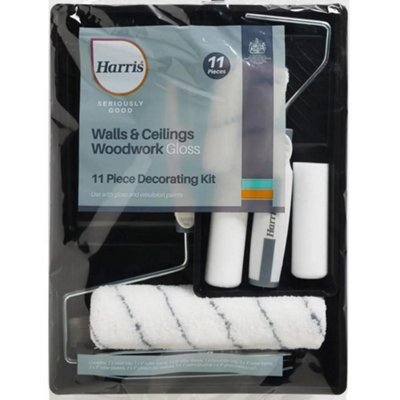 Harris Seriously Good Decorating Kit Walls & Ceilings Woodwork Gloss (11 Piece)