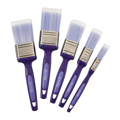 Harris Revive Interior & Exterior WallsCeilings & Trim Work Paint BrushPack Of 5 from B&Q
