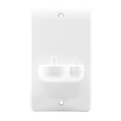 Click Cma102 Mode In-Wall Tootbrush Charger (2 Gang)
