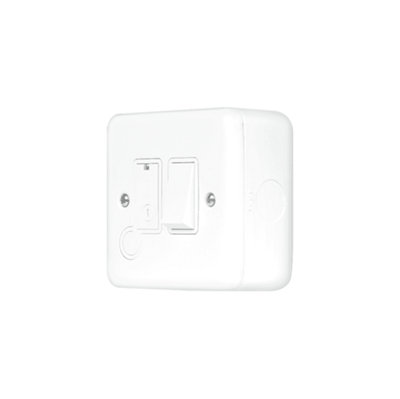 Click Mcp051Pw Metal Clad 13A Switched Fused Spur With Flex Outlet In White from B&Q