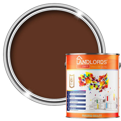 Landlords PaintRoof PaintDurable & Weatherproof Roof ProtectionLeaf Brown5L from B&Q