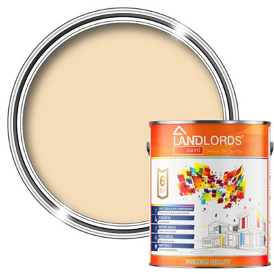 Landlords PaintKitchen & Bathroom PaintMould ResistantWashable & DurableMatchstick20L from B&Q