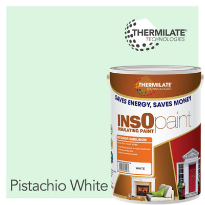 Thermilate Technologies Insopaint Interior Emulsion PaintAnti MouldInsulating & Snergy Saving For Interior Walls & CeilingsPistachio White from B&Q