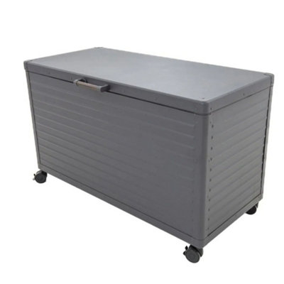 Milano Cushion Storage Box / Anthracite Galvanised Steel from B&Q