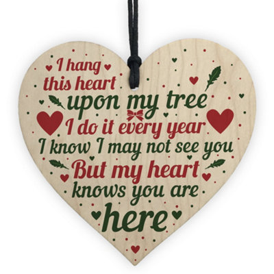 B&Q -  Christmas Tree Memorial Mum Nan Grandma Dad Grandad Ornament Decoration Plaque Gift