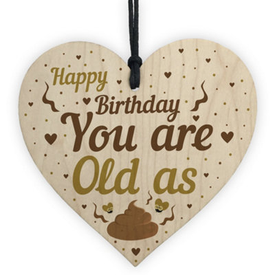 Red Ocean Funny 40Th 50Th 60Th 70Th Birthday Card Gift For Mum Dad Nan Grandad Uncle Keepsake Gift from B&Q