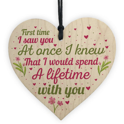 B&Q -  Valentines Gifts For Him For Her Perfect Anniversary Gift For Husband Wife Girlfriend Boyfriend Keepsake