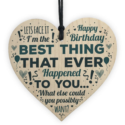 Red Ocean Funny Birthday Gift For Boyfriend Girlfriend Husband Wife Funny Birthday Card For Mum Dad Keepsake from B&Q