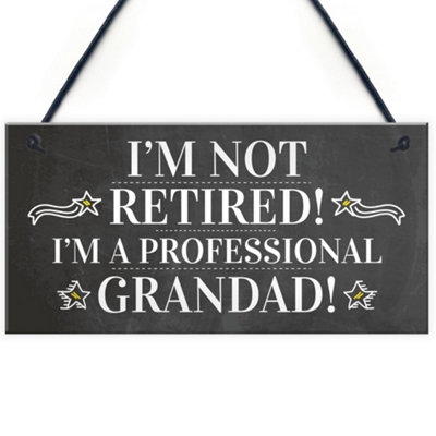 Red Ocean Grandad Gift Plaque For Grandad Birthday Gift From Grandchildren Fathers Day Gift from B&Q