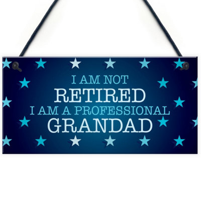 Red Ocean Grandad Gift Plaque Retirement Gift From Grandchildren Fathers Day Gift For Dad from B&Q