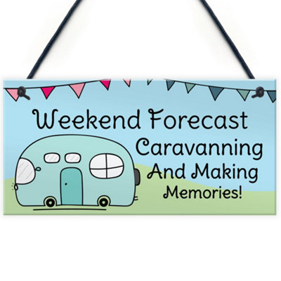 Red Ocean Funny Sign For Your Caravan Novelty Hanging Caravan Motorhome Camper Gifts from B&Q