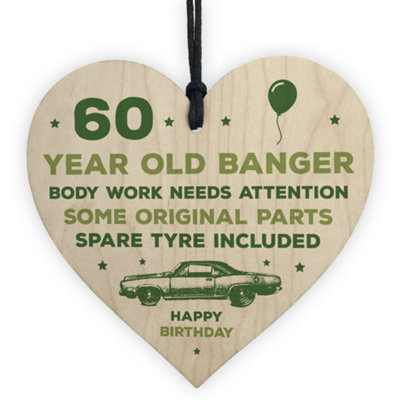Red Ocean Novelty 60Th Birthday Gifts For Him Funny Birthday Gift For Dad Grandad Uncle Men from B&Q