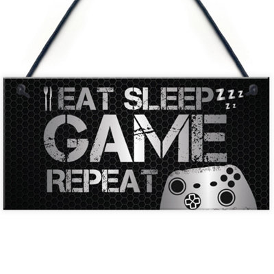 Red Ocean Funny Gaming Sign Gift For Son Dad Brother Christmas Birthday Gift Idea Gamer Gift from B&Q