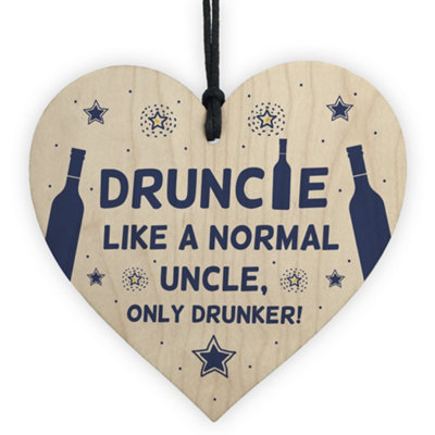 Red Ocean Funny Uncle Gift For Birthday Christmas Novelty Druncle Gift For Him from B&Q