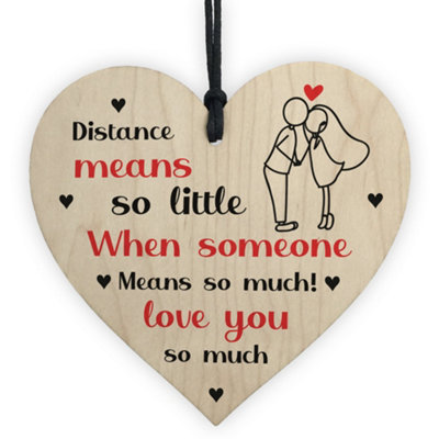 Red Ocean Special Gift For Girlfriend Boyfriend Long Distance Gift Anniversary Valentines Gift from B&Q