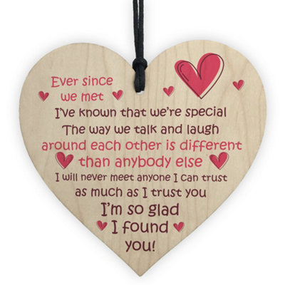 Red Ocean Thank You Gift For Boyfriend Girlfriend Valentines Anniversary Gift For Him Her Keepsake from B&Q