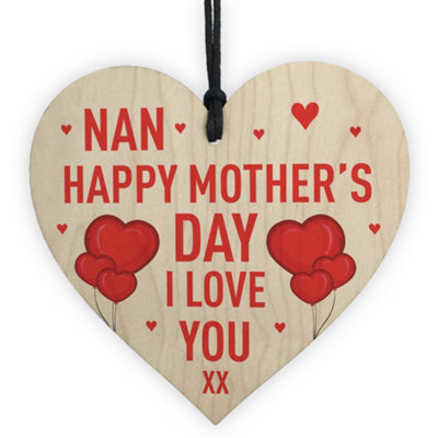 Red Ocean Nan Mothers Day Gift From Grandchildren Mother's Day Keepsake Gift For Nan from B&Q