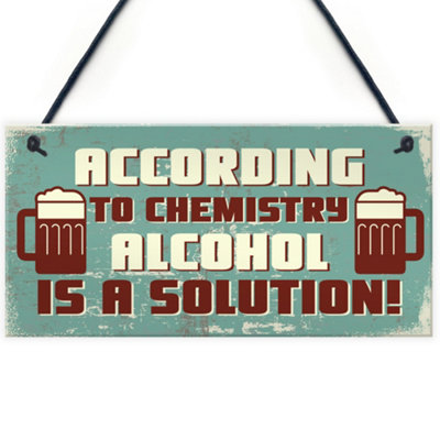 Red Ocean Funny Joke Home Bar Sign Man Cave Shed Garden Plaque Gift For Men from B&Q
