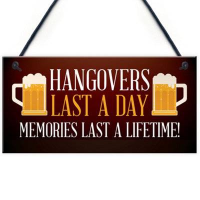 Red Ocean Novelty Bar Sign For Man Cave Home Bar Pub Gift For Men Gift For Him from B&Q